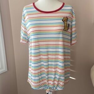 DISNEY l The Lion King Front Tie Multi Colour Tee